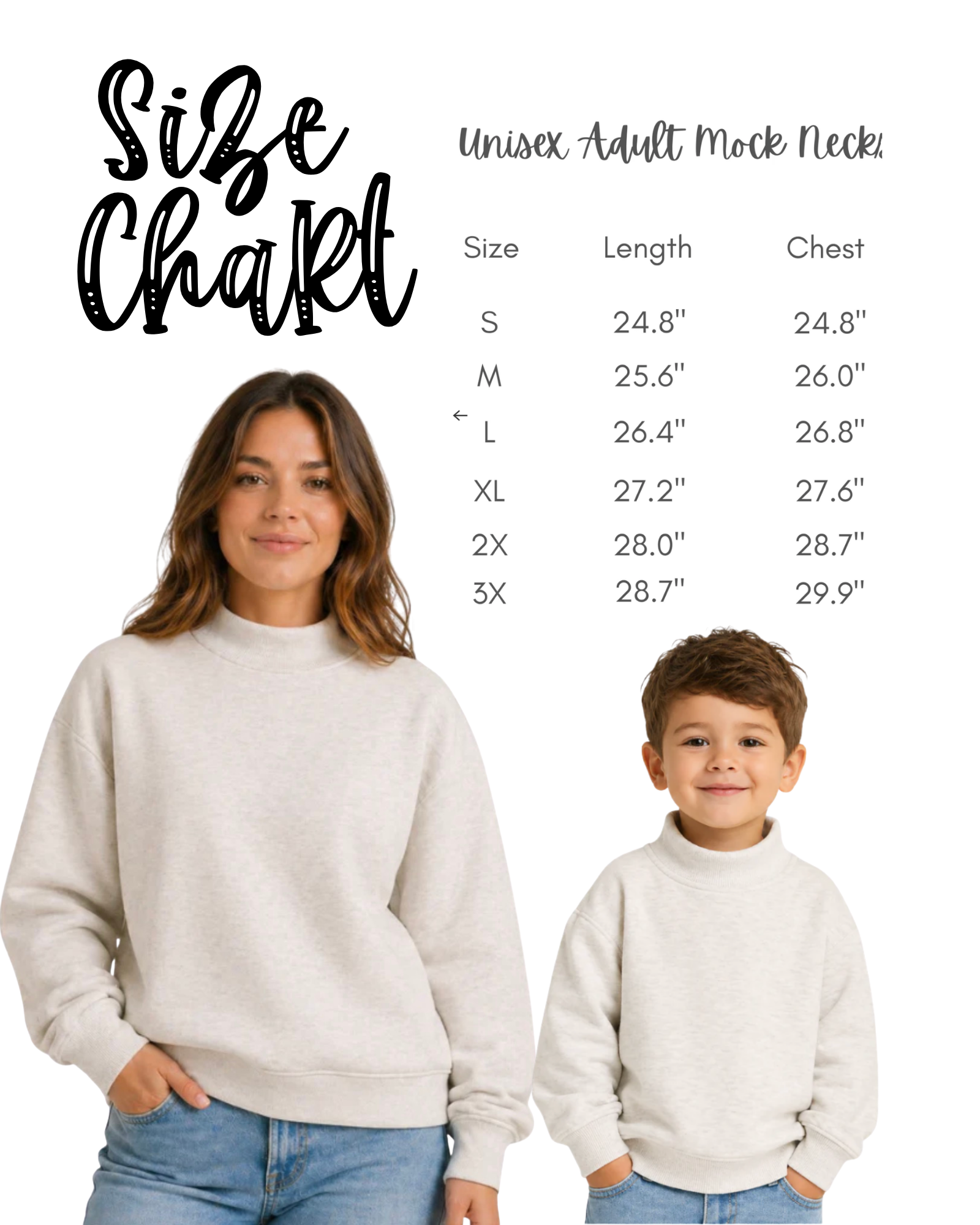 Metalic Mockneck Preorder ADULT
