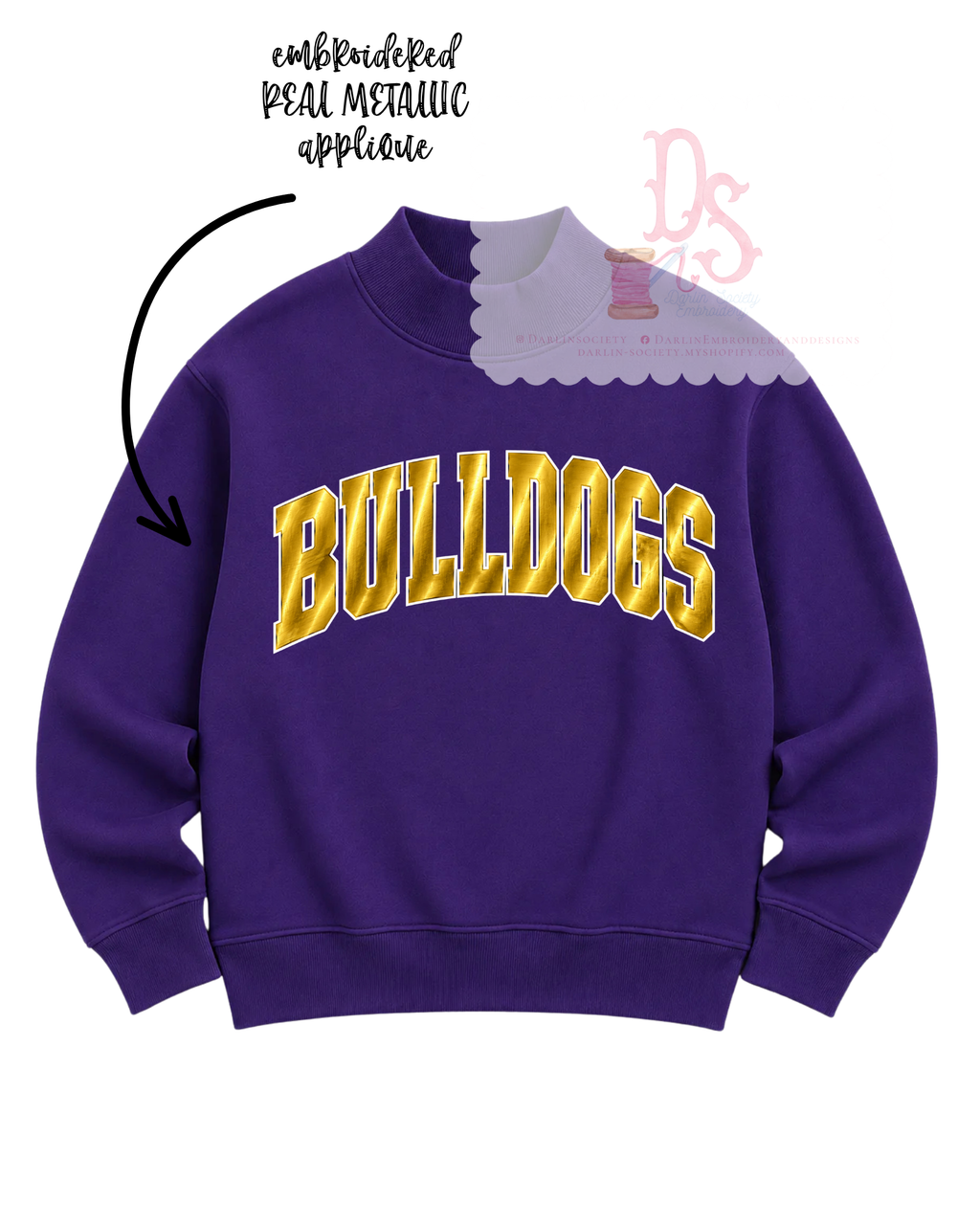 Metalic Mockneck Preorder ADULT