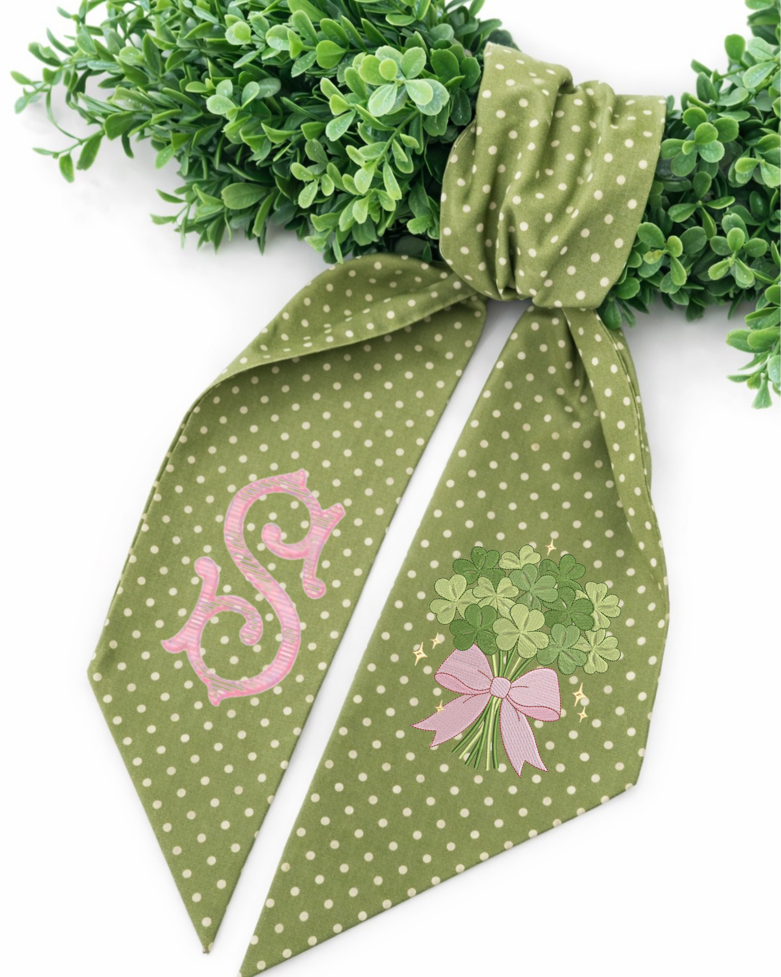 Clover Bouquet Sash