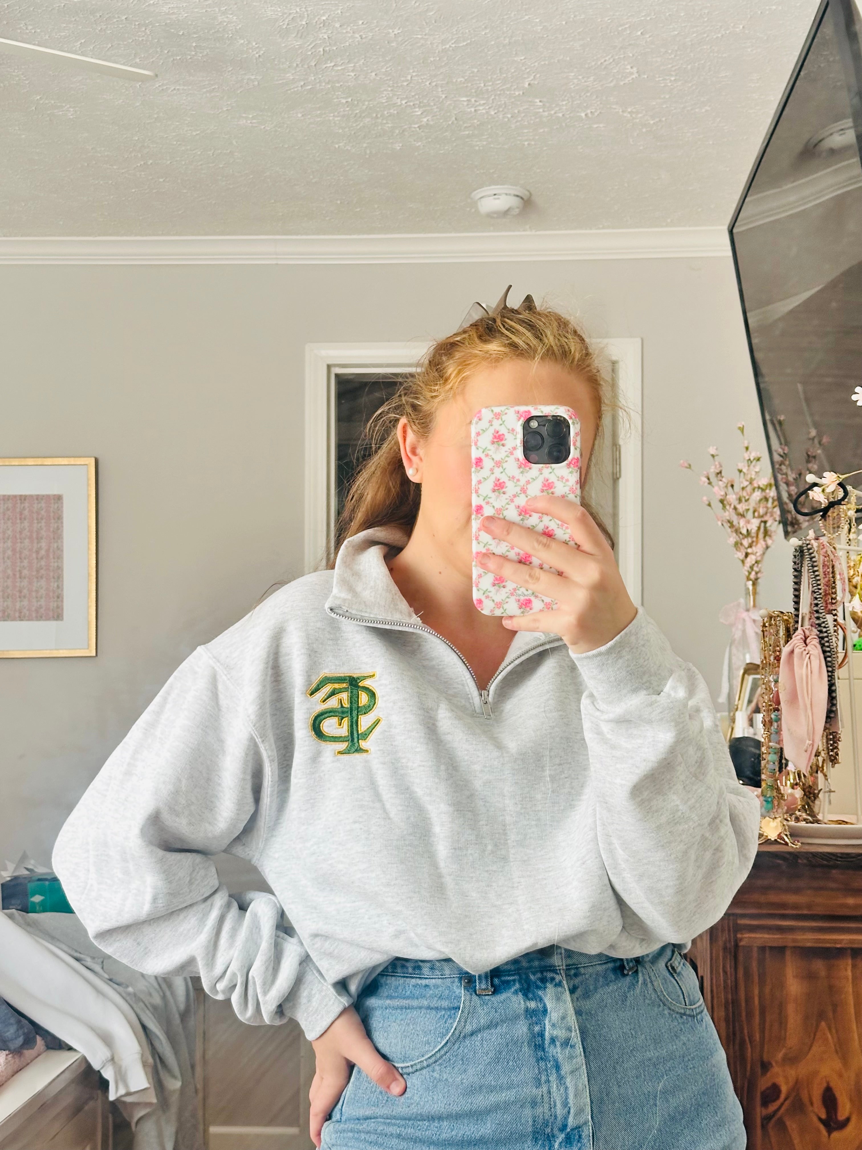 French Settlement quarter zip ￼