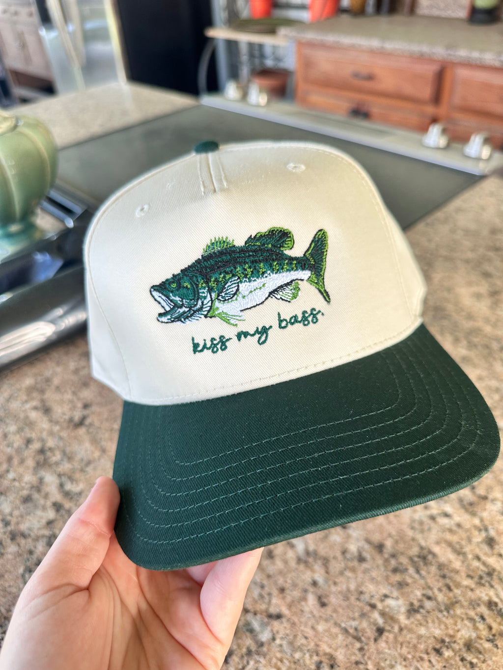 Kiss My Bass Trucker Hat