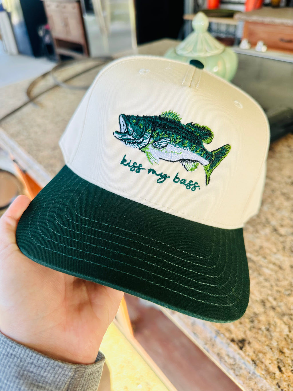 Kiss My Bass Trucker Hat
