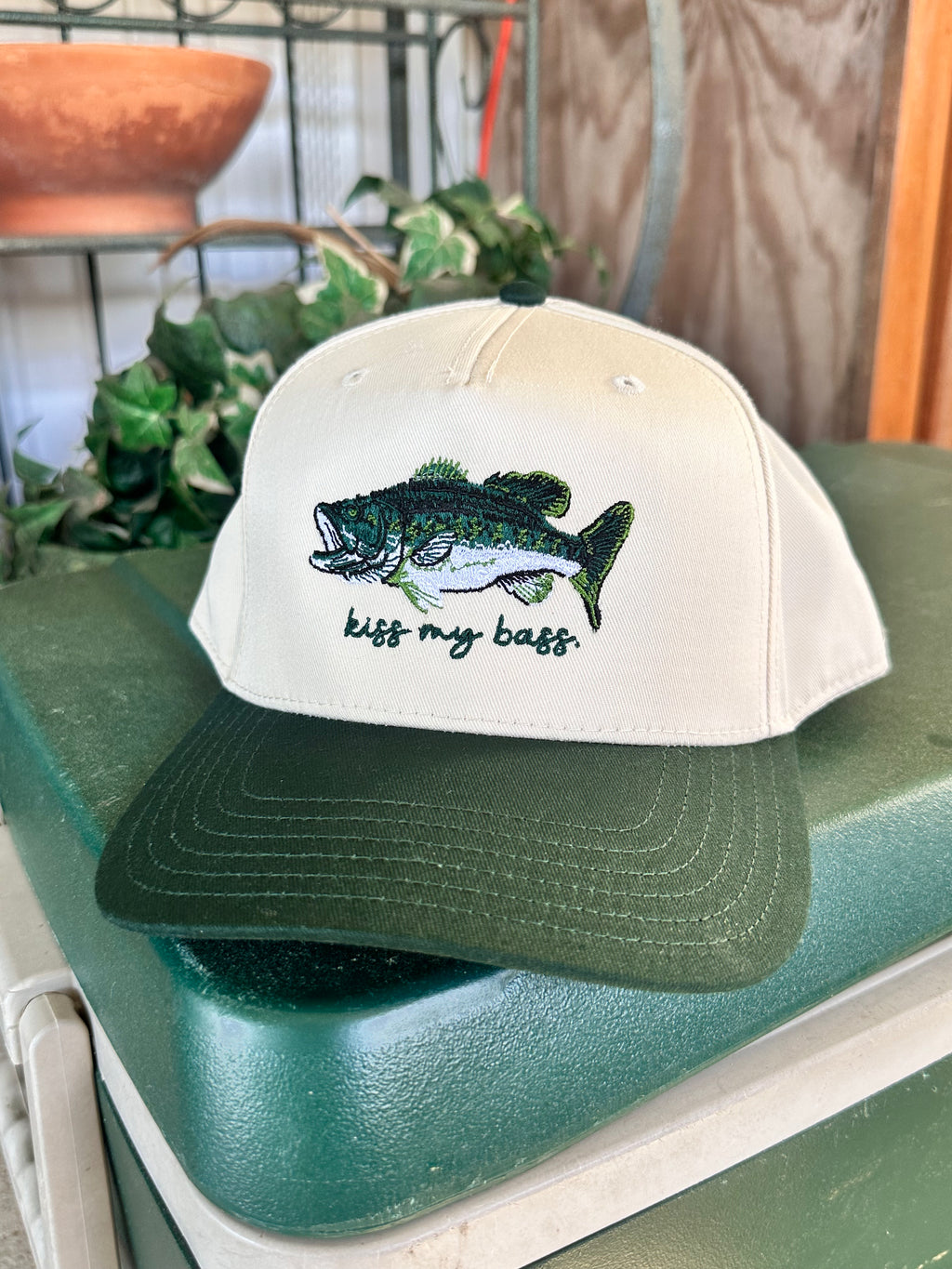 Kiss My Bass Trucker Hat